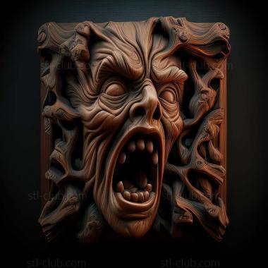 3D model horror (STL)